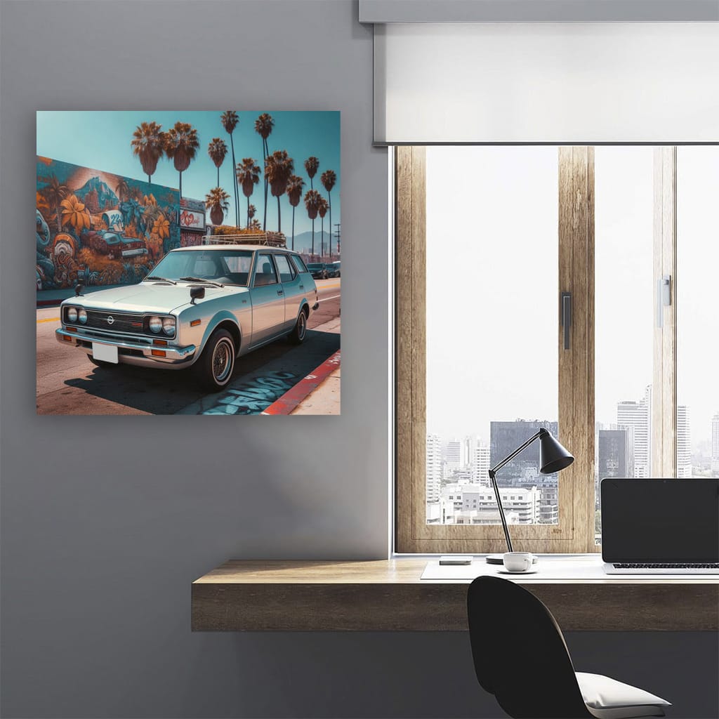 Retro Nissan in Los Angeles - Classic Charm on Wheels