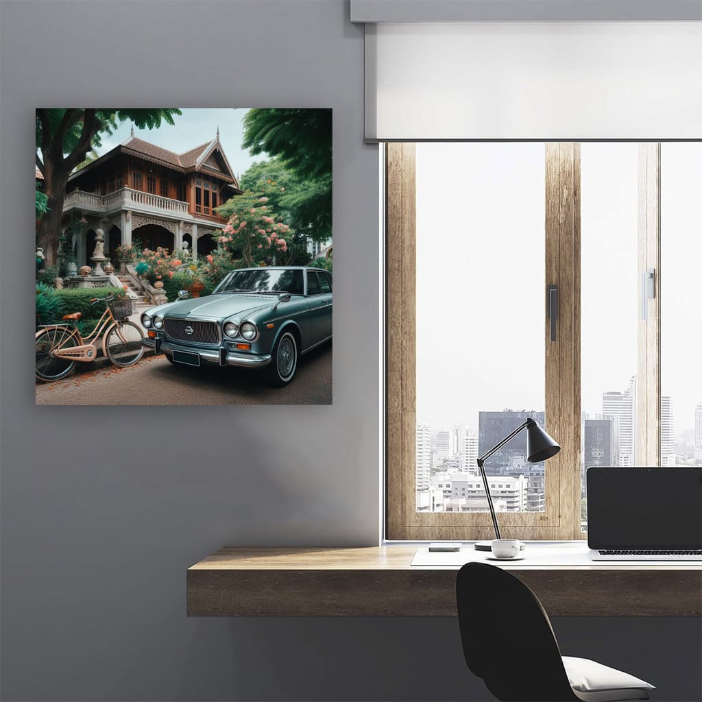 Nissan Old Retro Luxury Li Wall Art