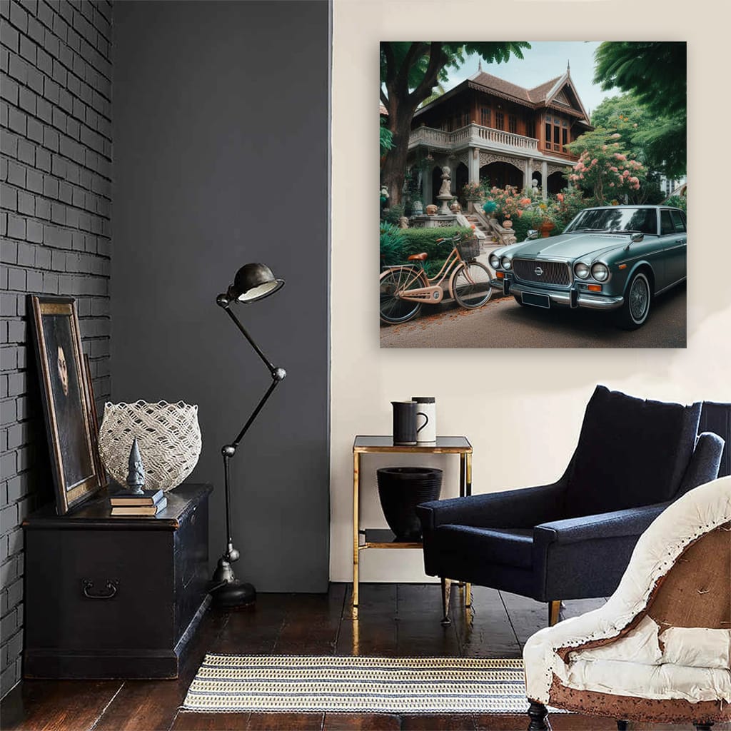 Nissan Old Retro Luxury Li Wall Art