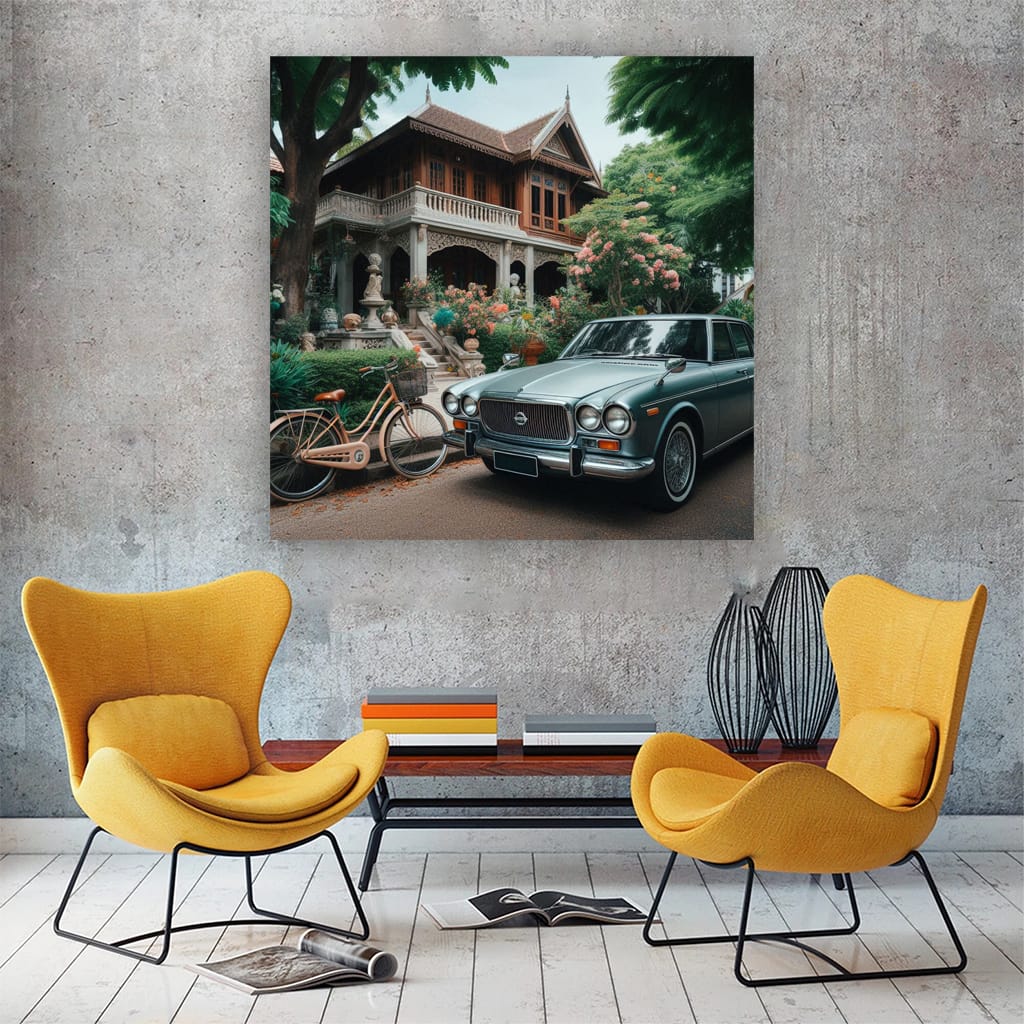 Nissan Old Retro Luxury Li Wall Art