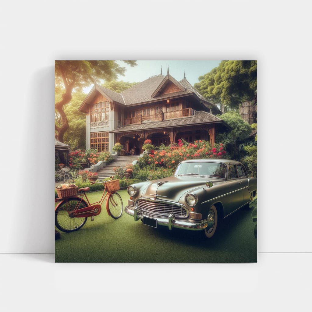 Nissan Old Retro Luxury Life Wall Art