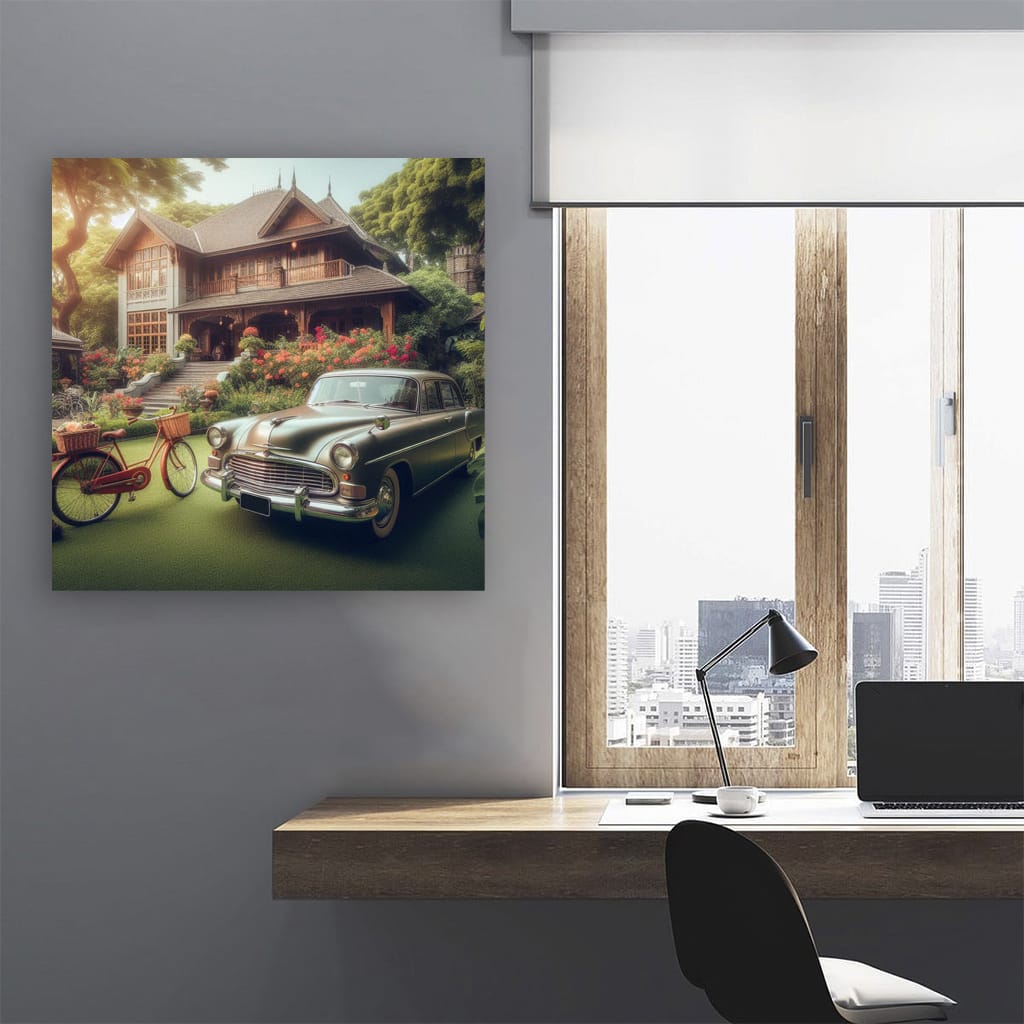 Nissan Old Retro Luxury Life Wall Art