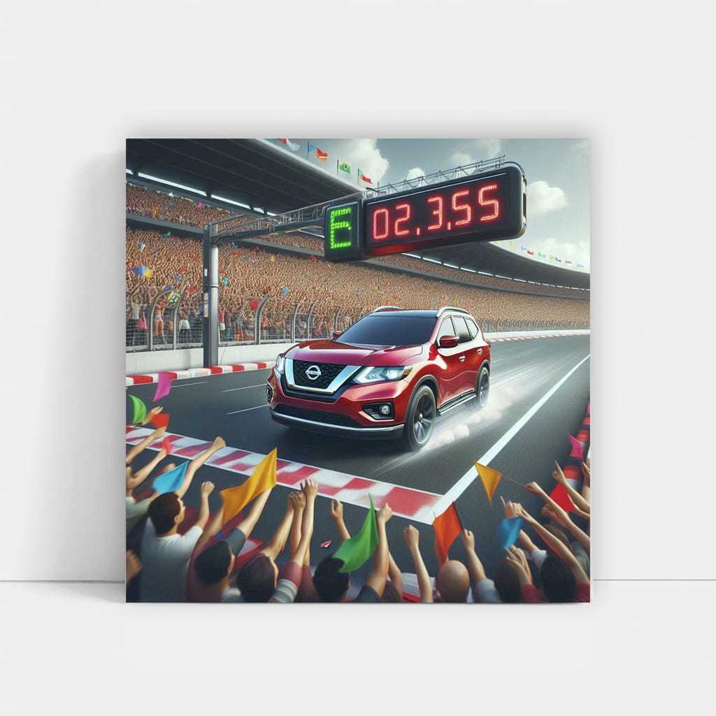 Nissan Pathfinder Race Ring Wall Art