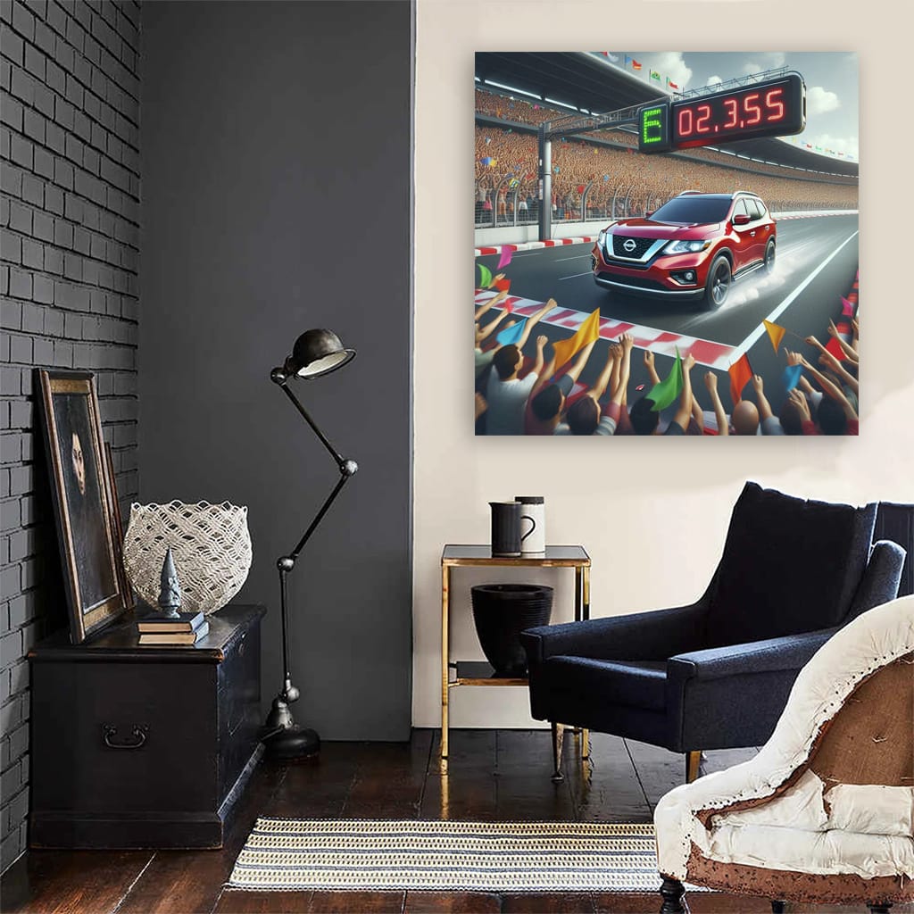 Nissan Pathfinder Race Ring Wall Art