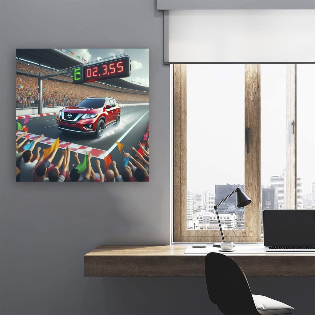 Nissan Pathfinder Race Ring Wall Art