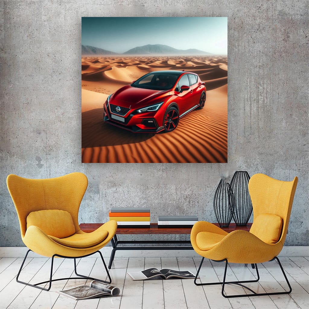 Nissan Pulsar GTI-R in Desert - Compact Powerhouse Adventure