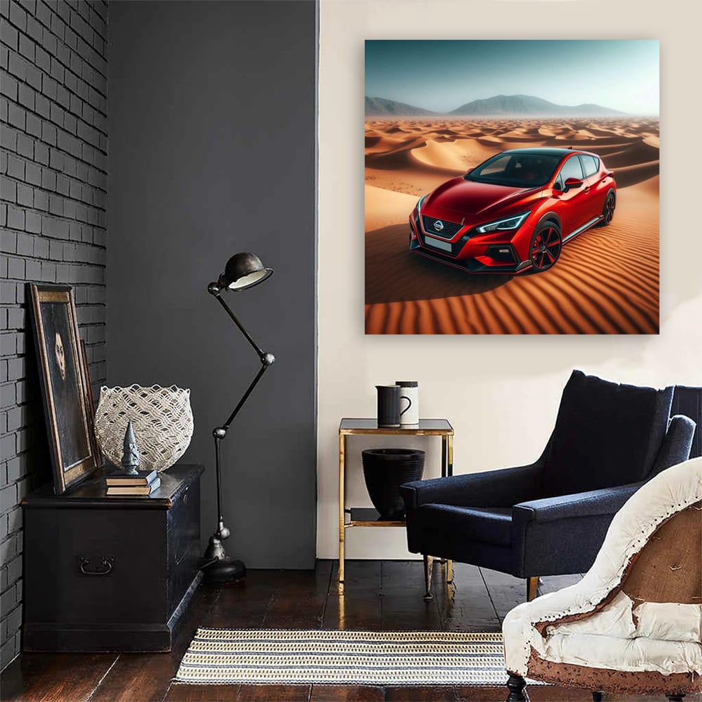 Nissan Pulsar GTI-R in Desert - Compact Powerhouse Adventure