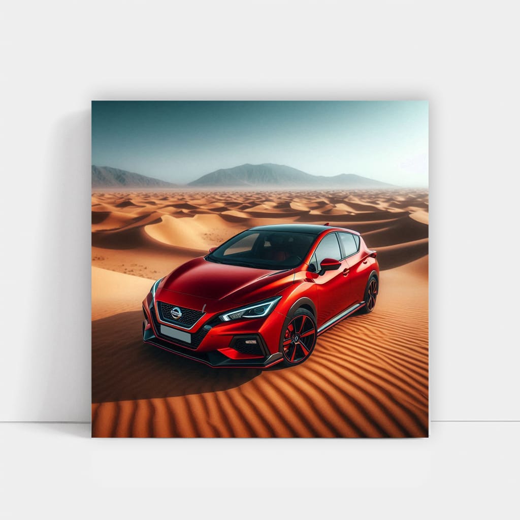 Nissan Pulsar GTI-R in Desert - Compact Powerhouse Adventure