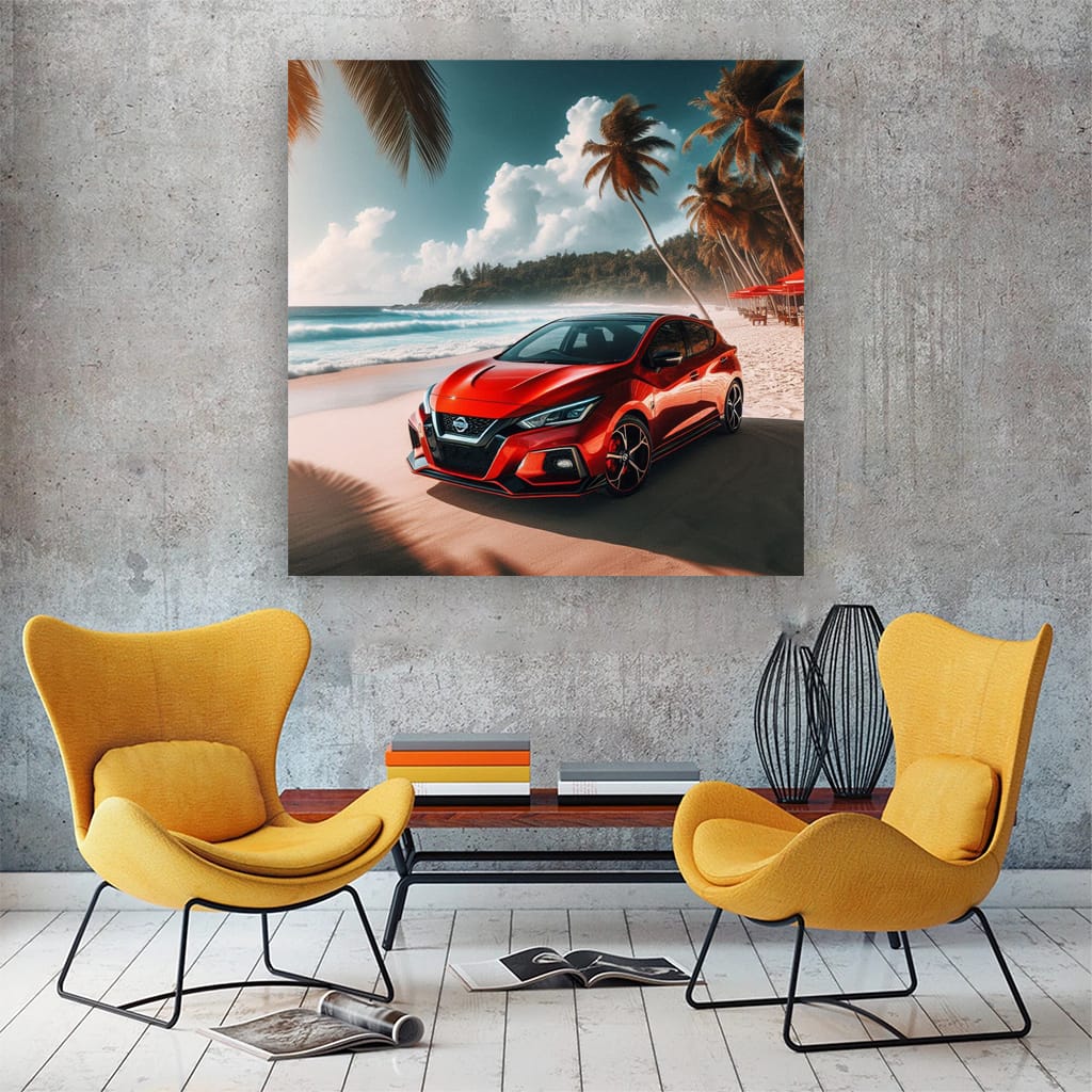 Nissan Pulsar GTI-R on Beach - Rally Legend in Action