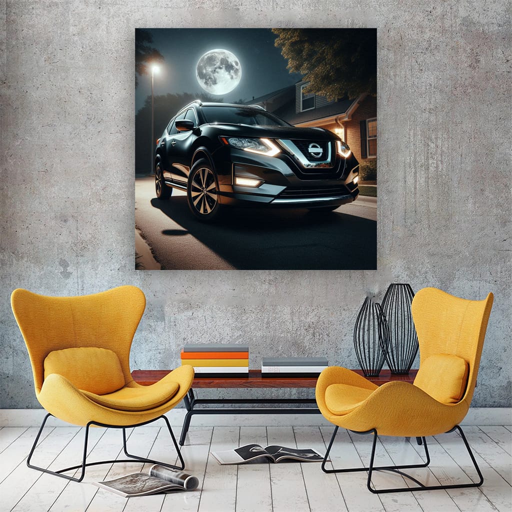 Nissan Rogue Night Wall Art