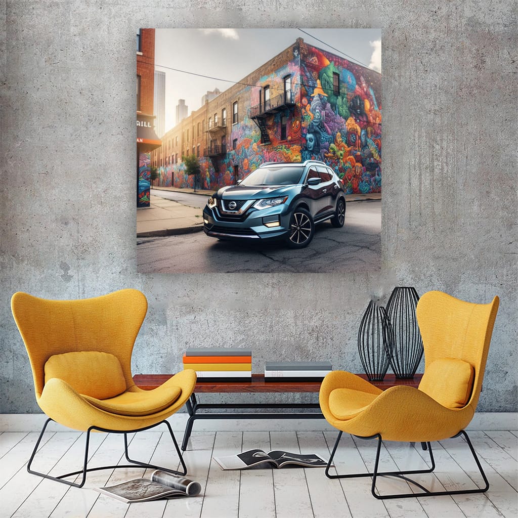 Nissan Rogue Paint Wall Art