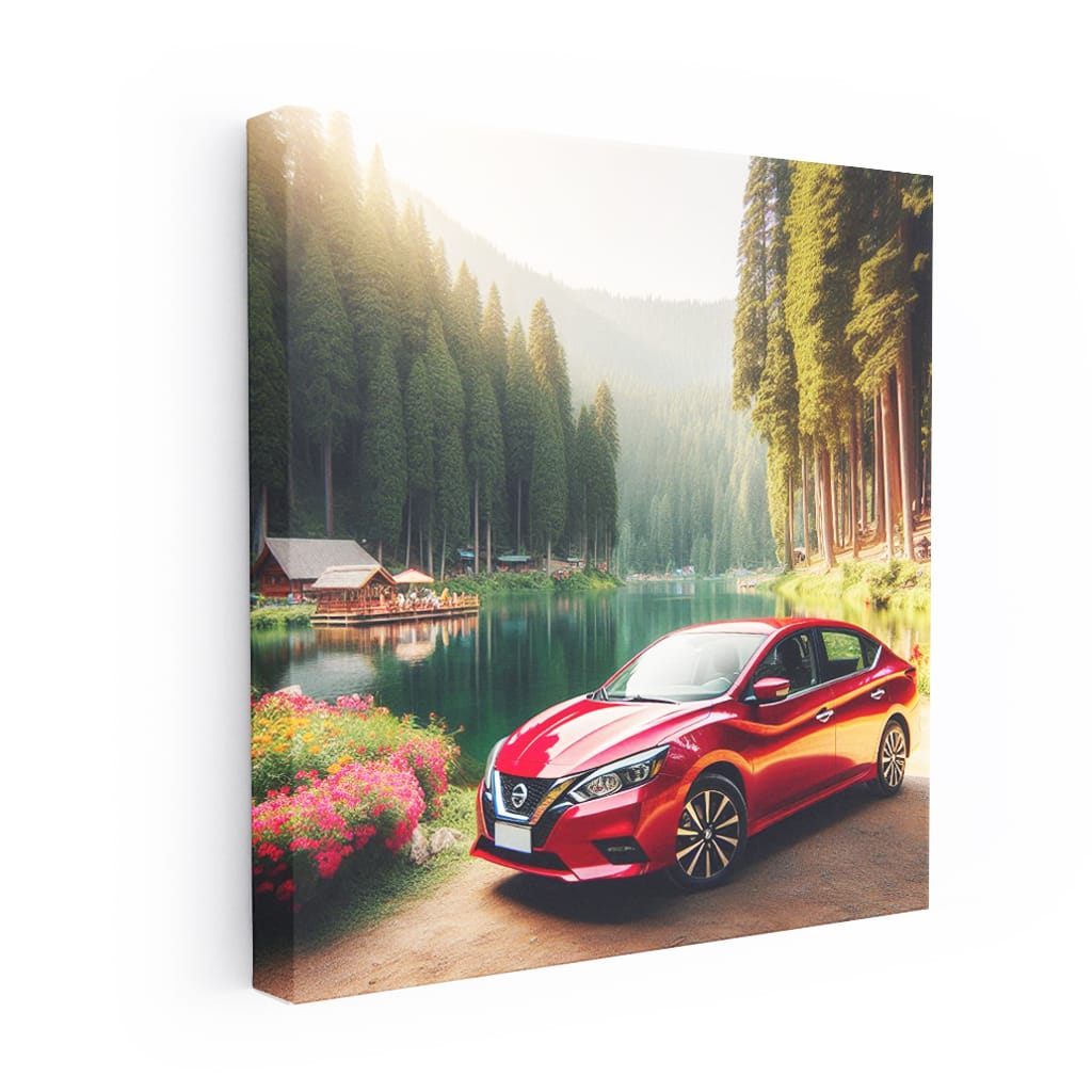 Nissan Sentra Lake Wall Art