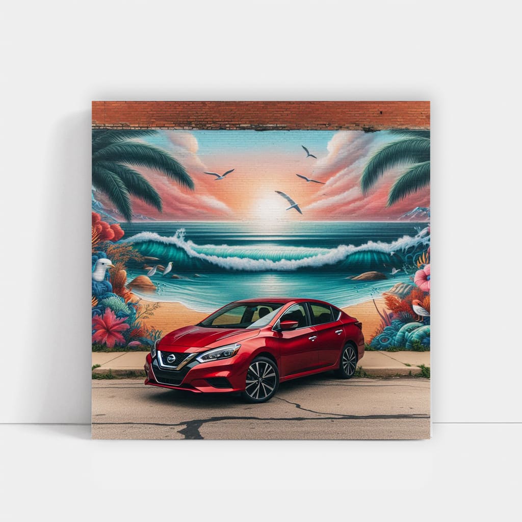 Nissan Sentra Paint Wall Art