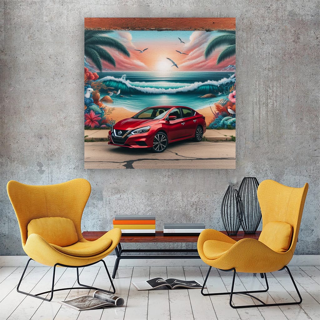 Nissan Sentra Paint Wall Art