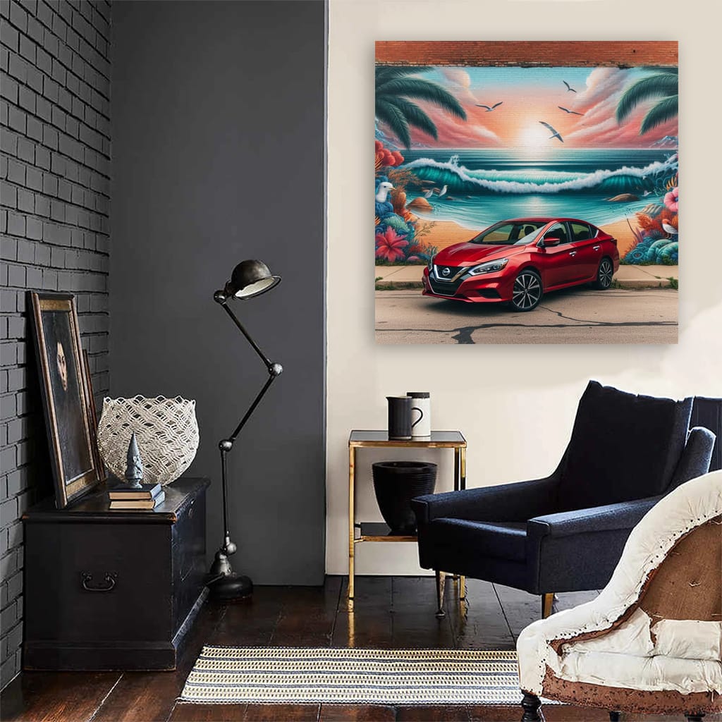 Nissan Sentra Paint Wall Art