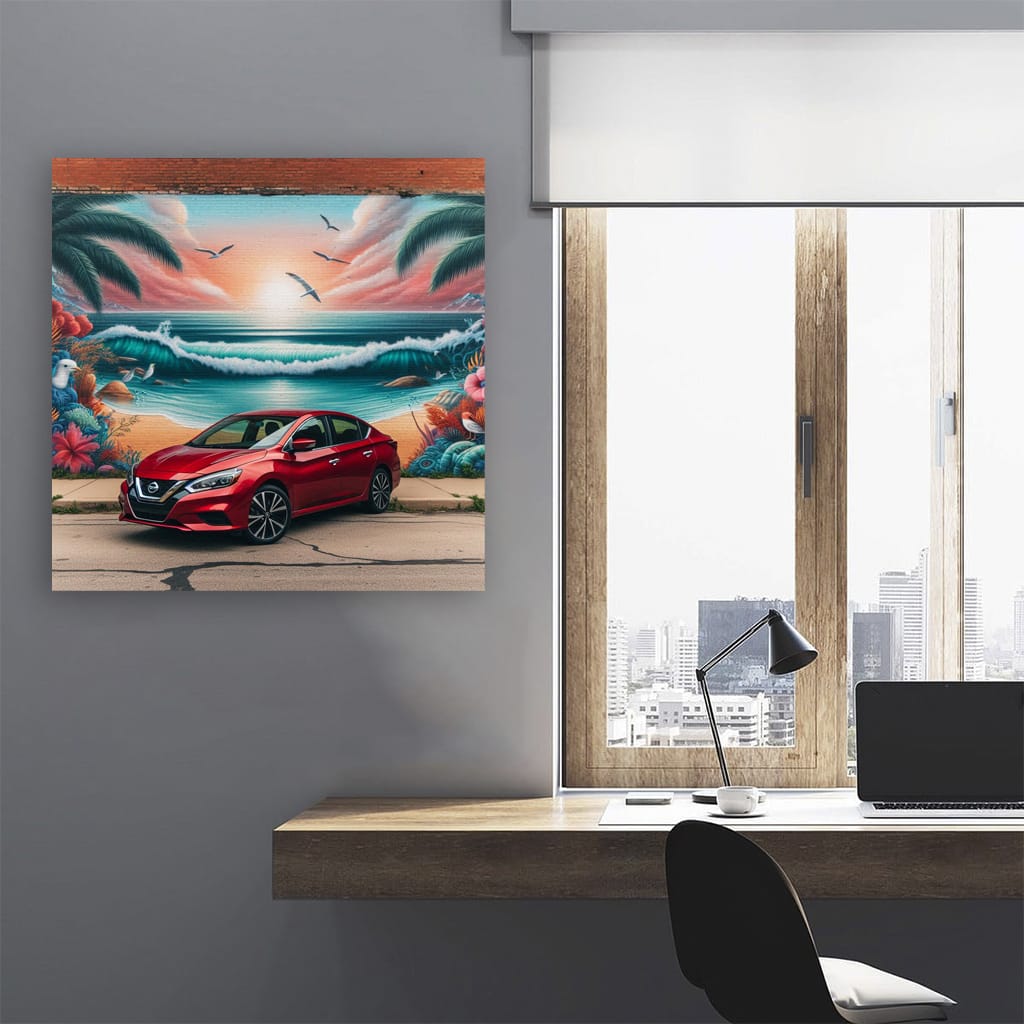 Nissan Sentra Paint Wall Art