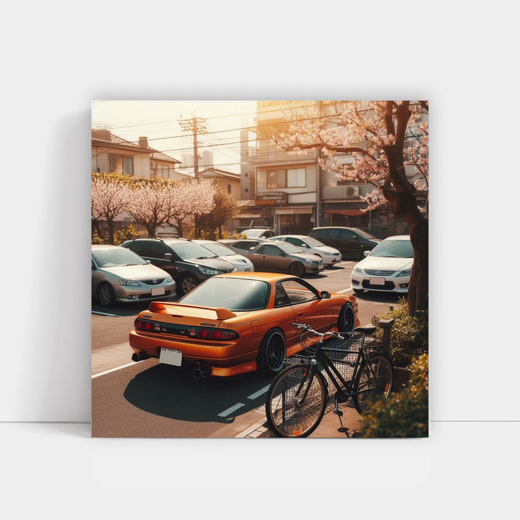 Nissan Silvia S13 in Parking - Iconic Drift Legend