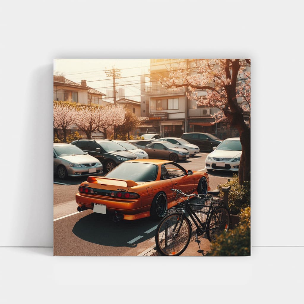 Nissan Silvia S13 Parking Wall Art