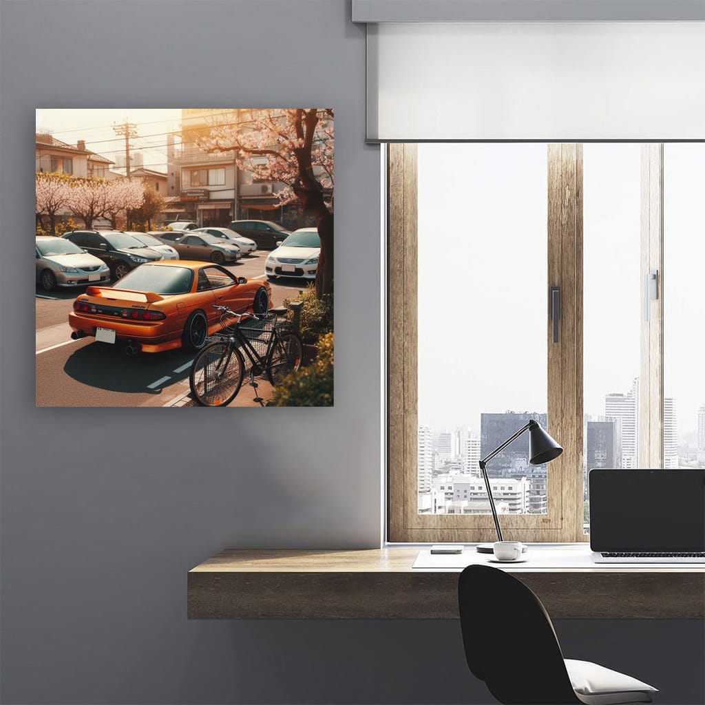 Nissan Silvia S13 Parking Wall Art