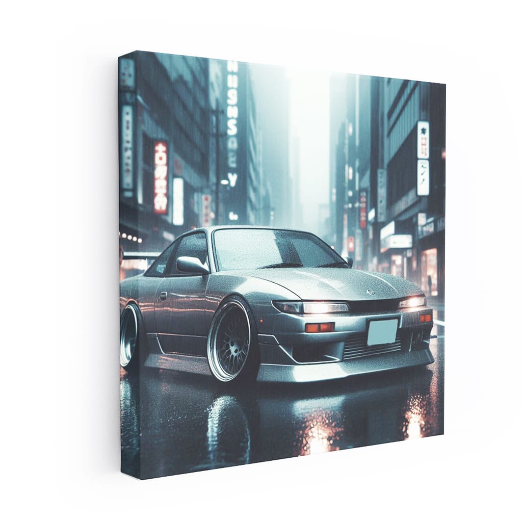 Nissan Silvia S13 Rainy Weath Wall Art