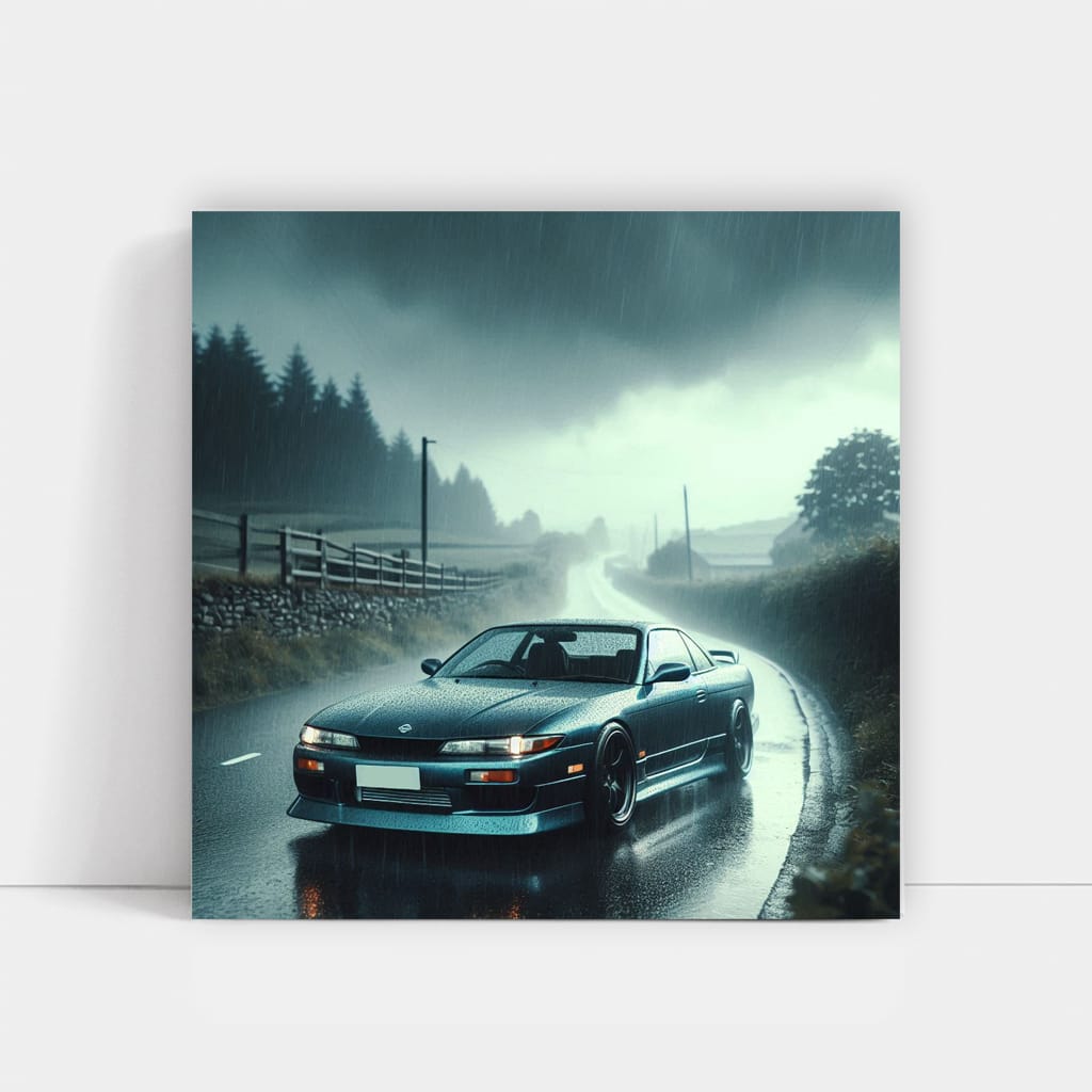 Nissan Silvia S13 Thunderstorm Wall Art