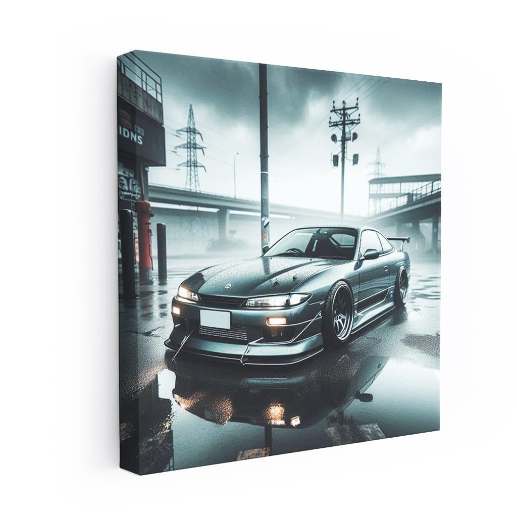 Nissan Silvia S14 Cloudy Weath Wall Art