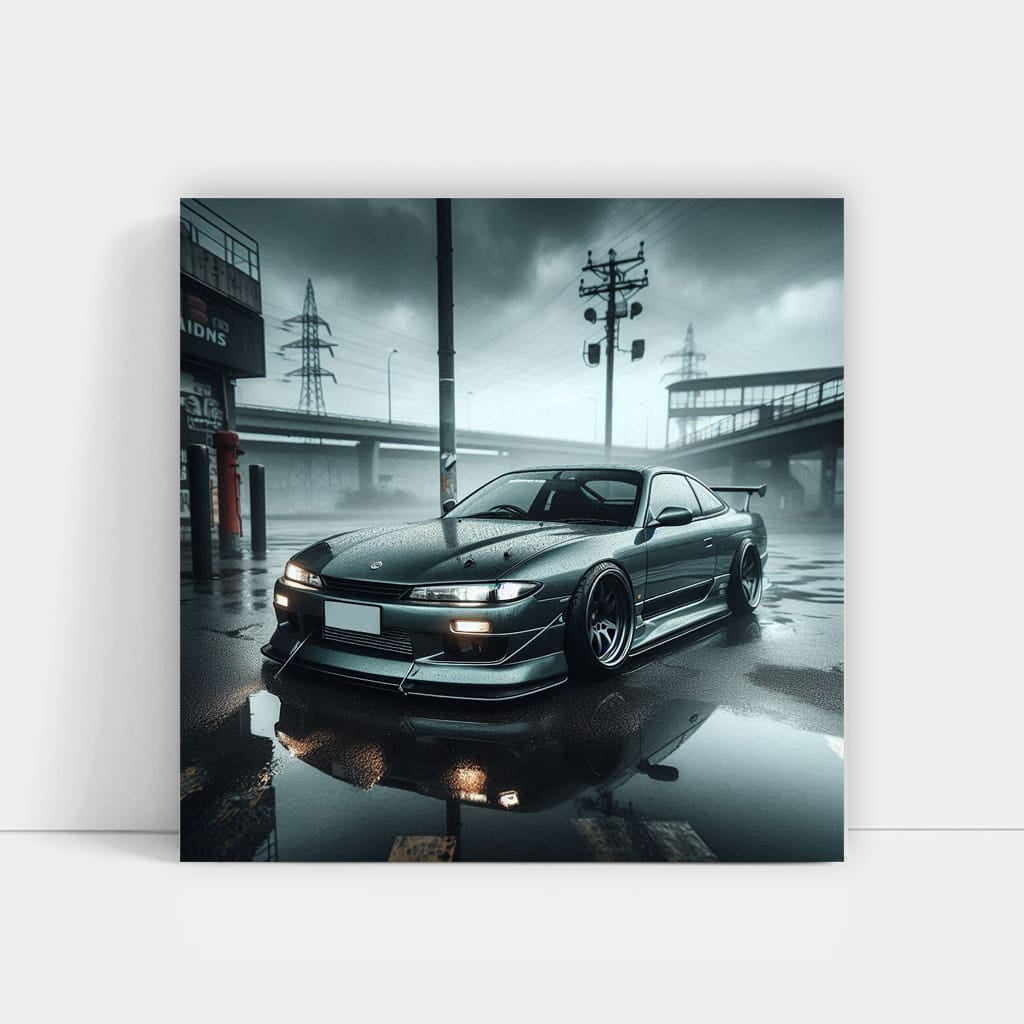 Nissan Silvia S14 in Cloudy Weather - Sleek and Timeless