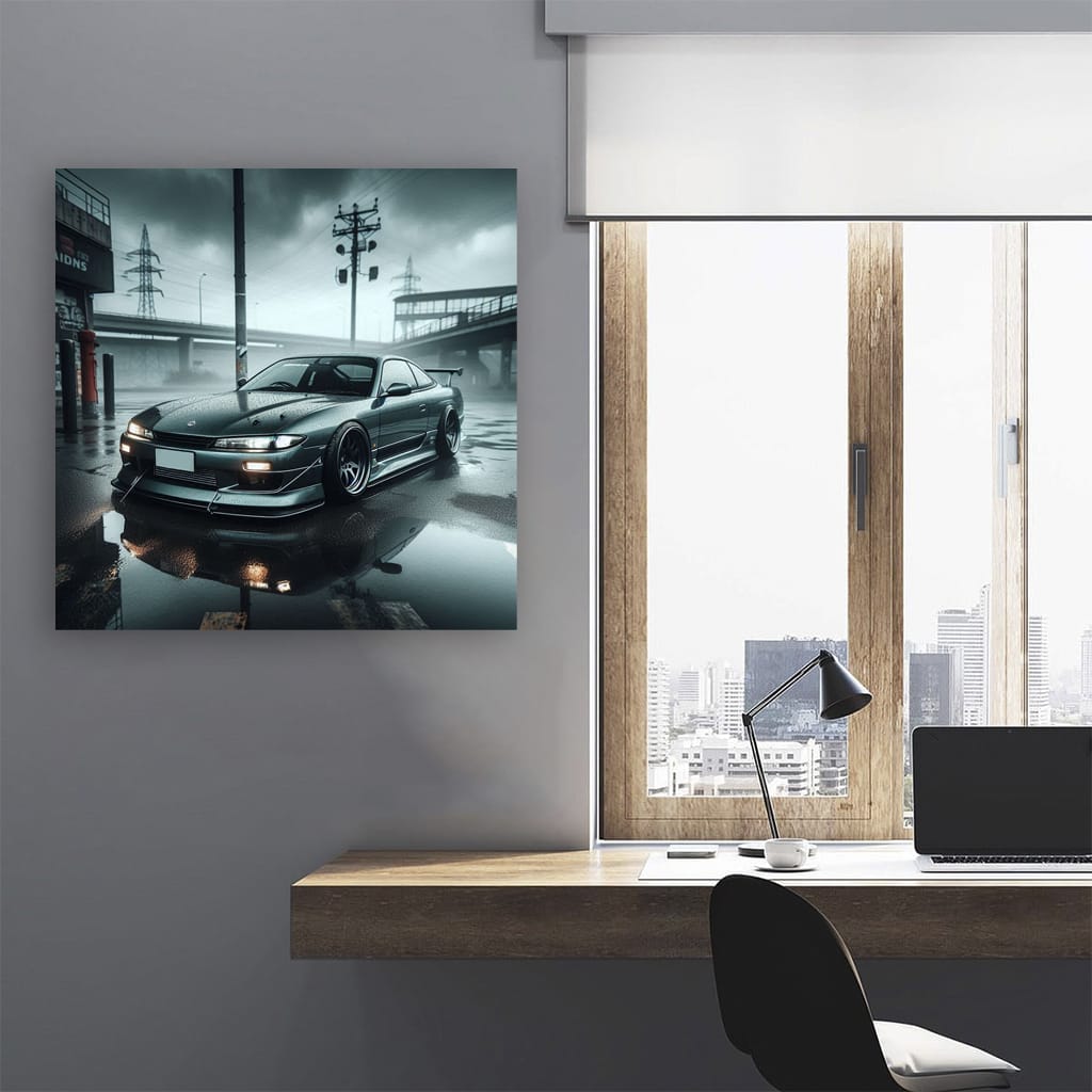 Nissan Silvia S14 Cloudy Weath Wall Art