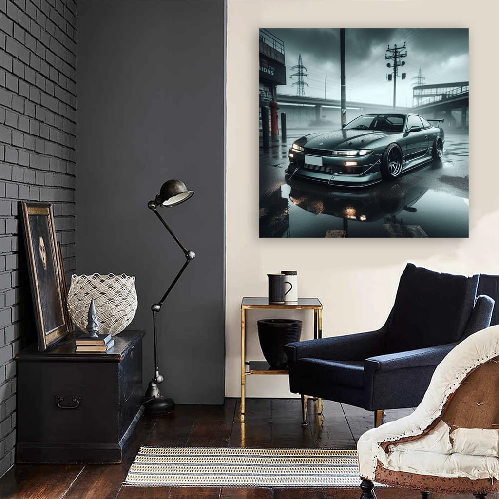 Nissan Silvia S14 Cloudy Weath Wall Art