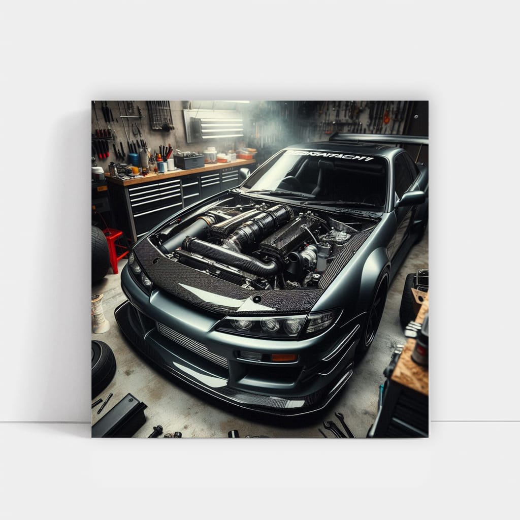 Nissan Silvia S14 Hood Wall Art