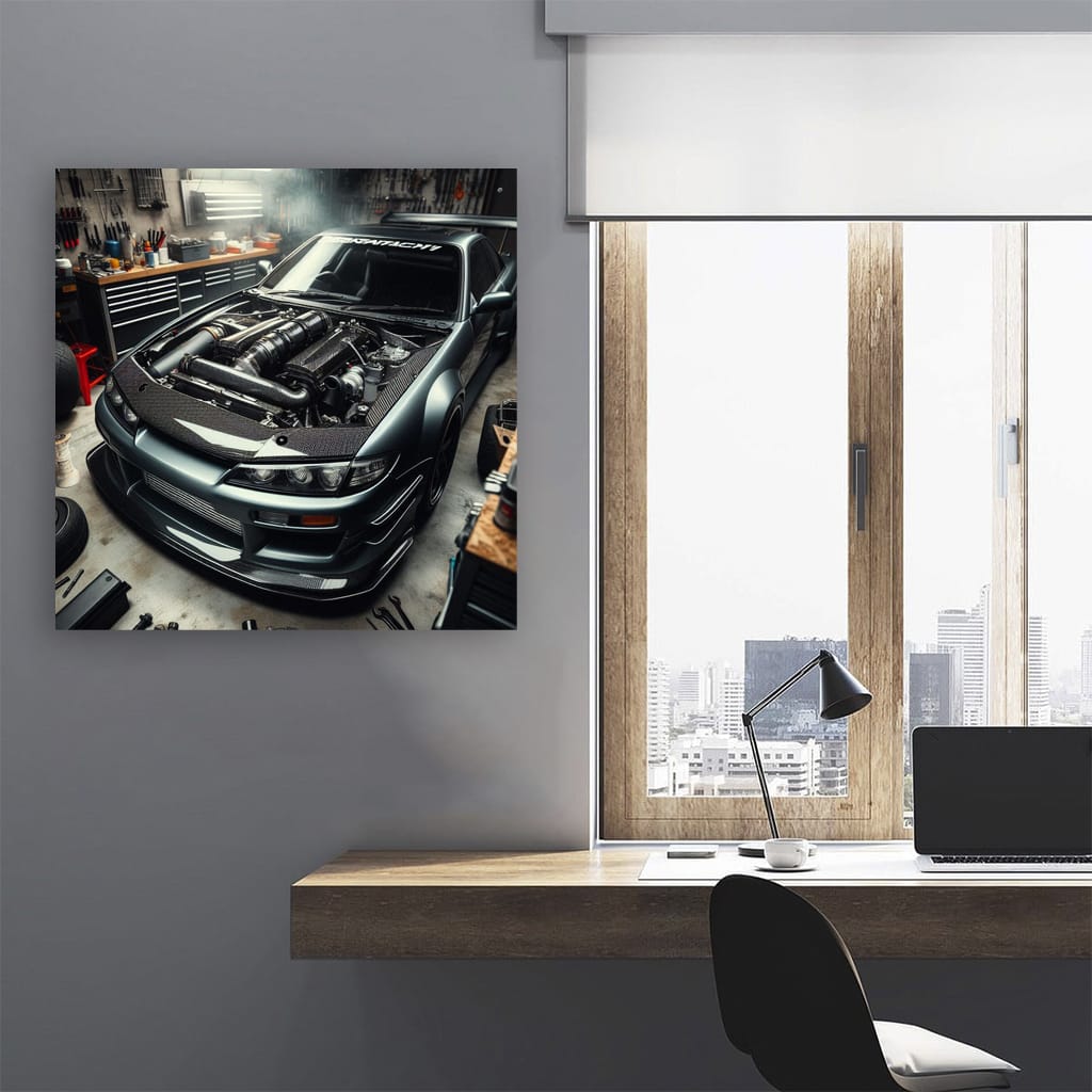 Nissan Silvia S14 Hood Wall Art