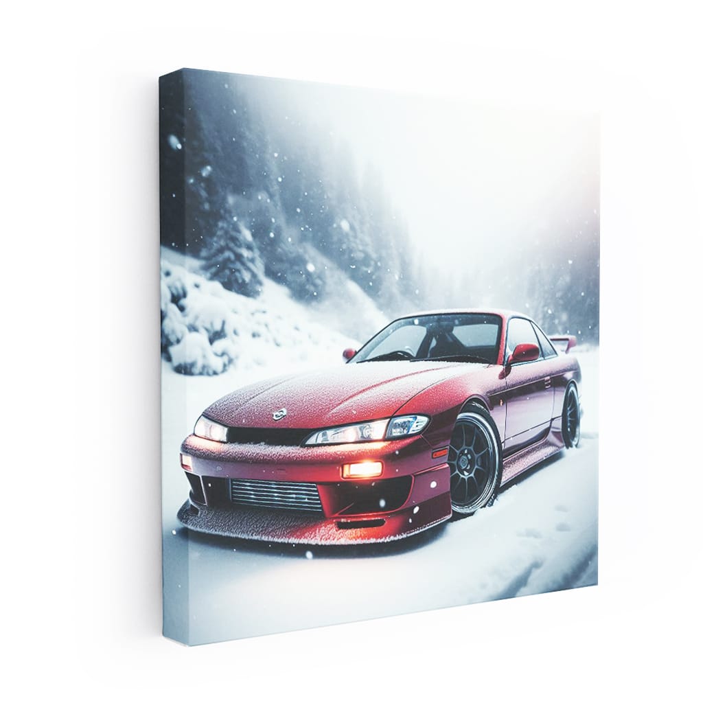 Nissan Silvia S14 Wint Wall Art