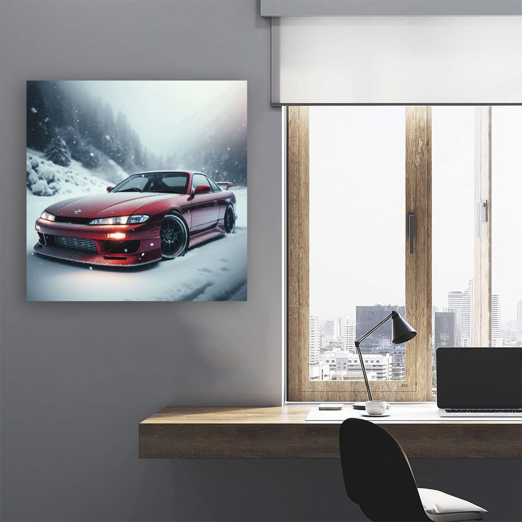 Nissan Silvia S14 Wint Wall Art