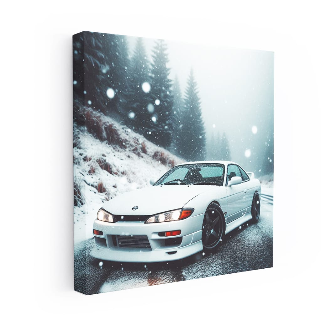 Nissan Silvia S14 Winter Wall Art