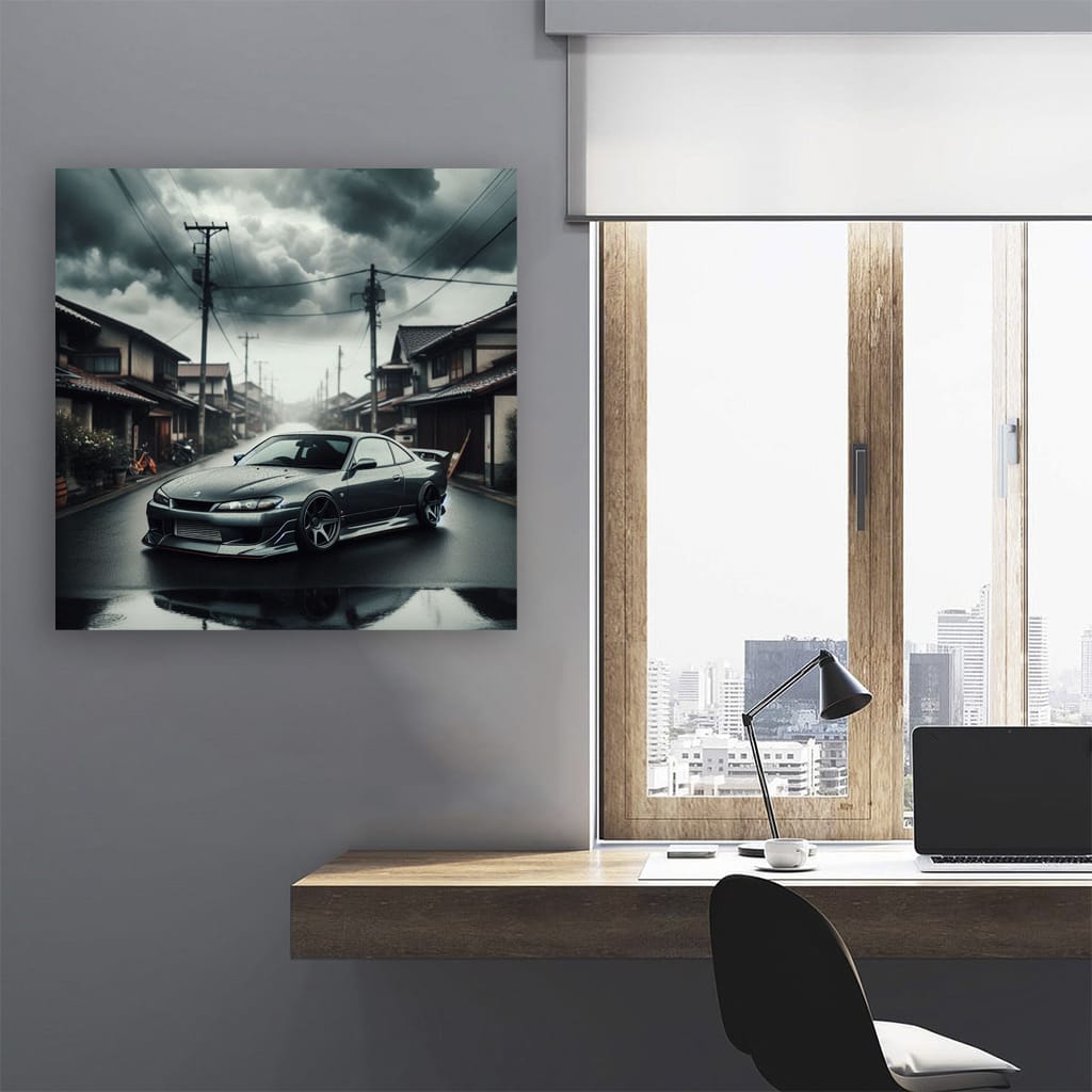 Nissan Silvia S15 Cloudy Weath Wall Art