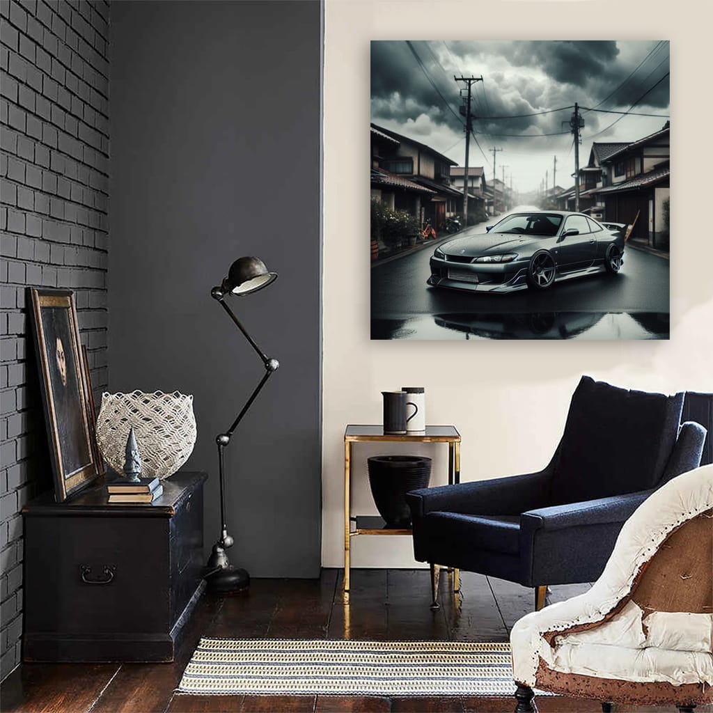 Nissan Silvia S15 Cloudy Weath Wall Art