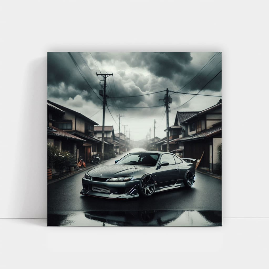 Nissan Silvia S15 Cloudy Weath Wall Art