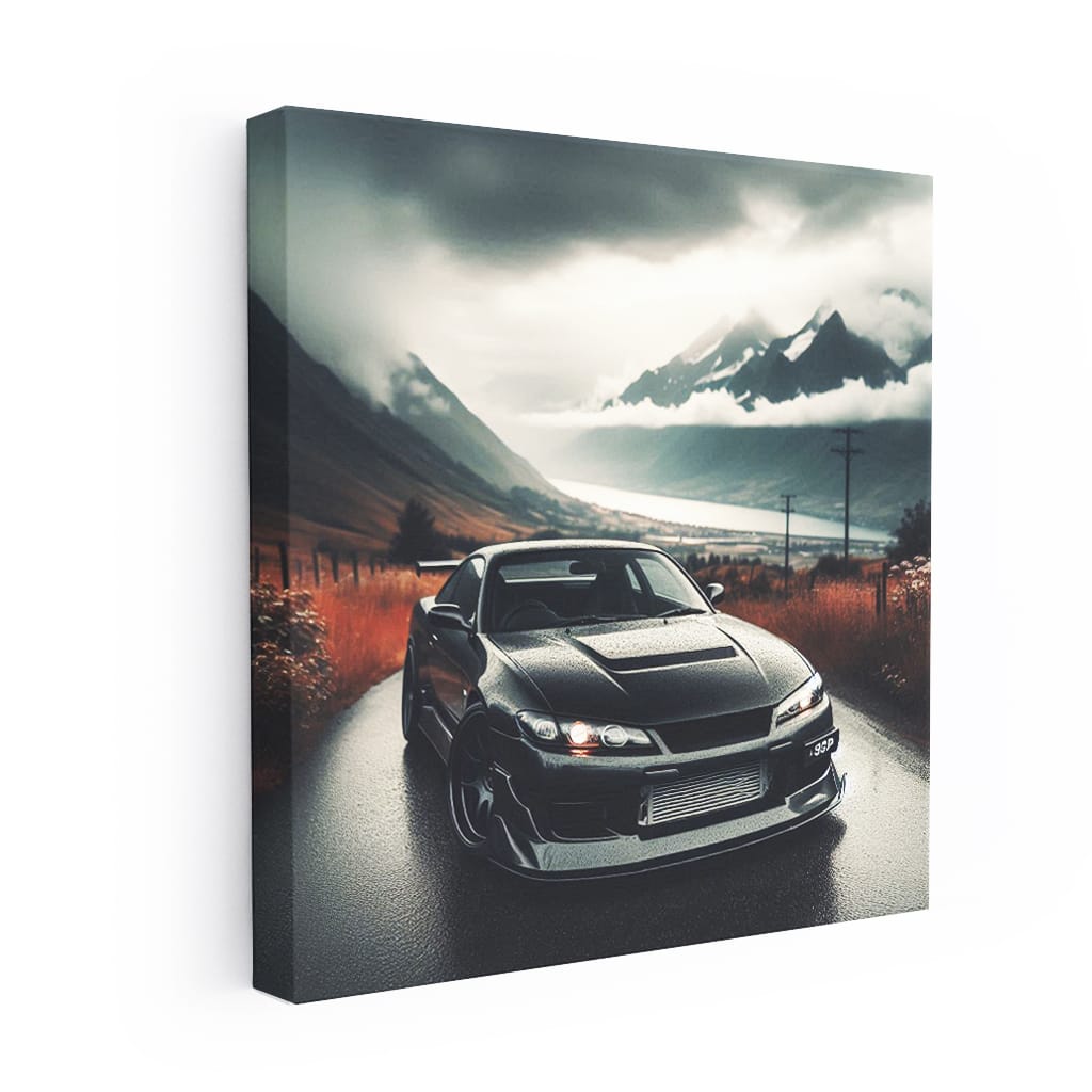 Nissan Silvia S15 Cloudy Weather Wall Art