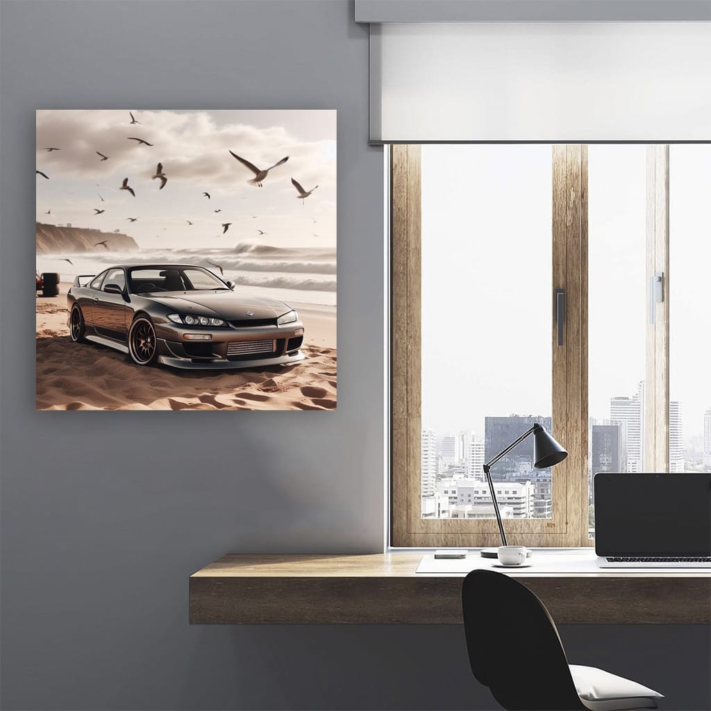 Nissan Silvia S15 Beachside Elegance - Sporty Icon