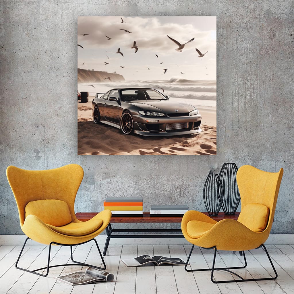 Nissan Silvia S15 Beachside Elegance - Sporty Icon