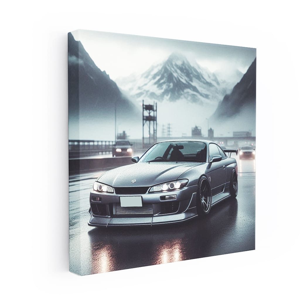 Nissan Silvia S15 Overcast Weath Wall Art