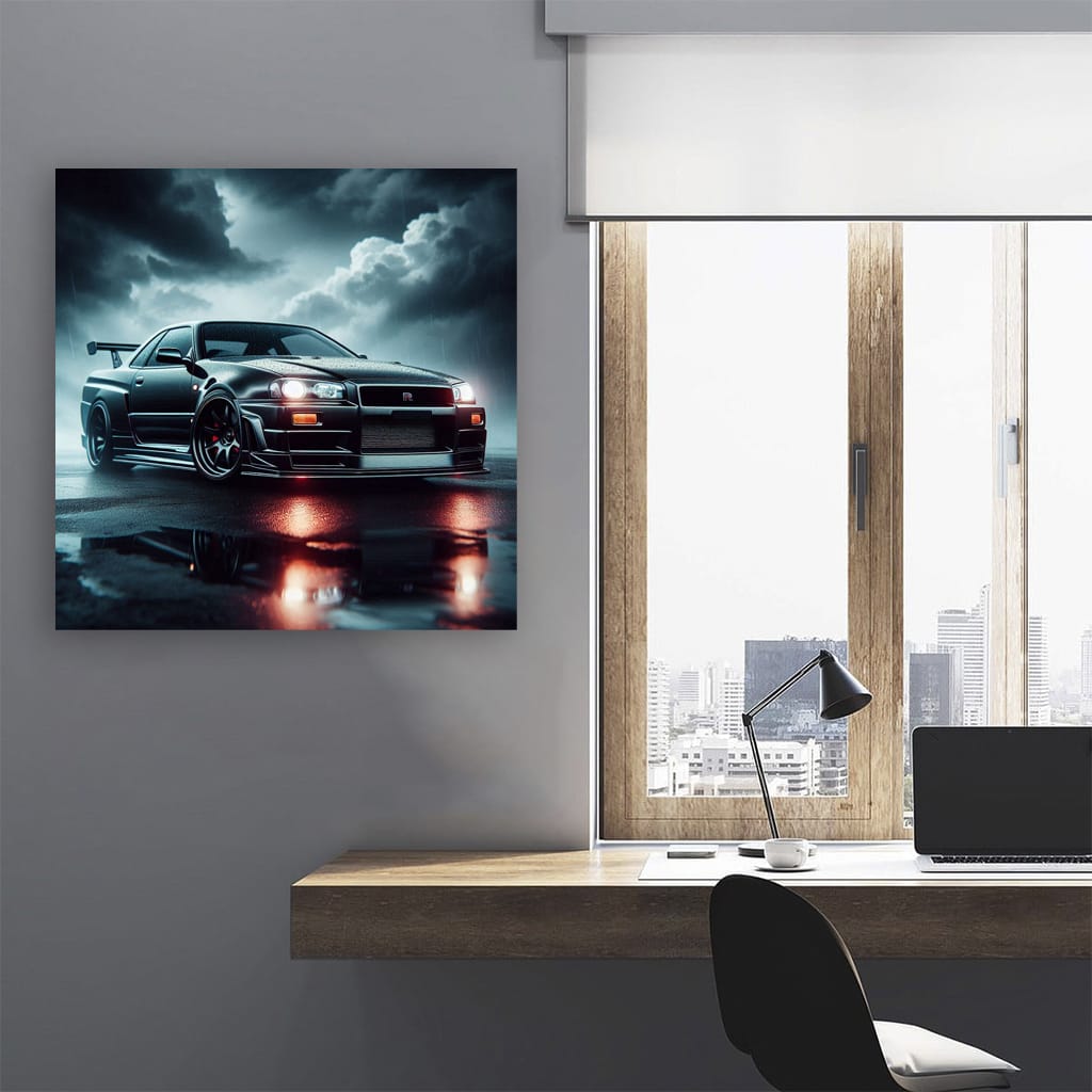 Nissan GT-R Skyline in Overcast Conditions - Power Unleashed