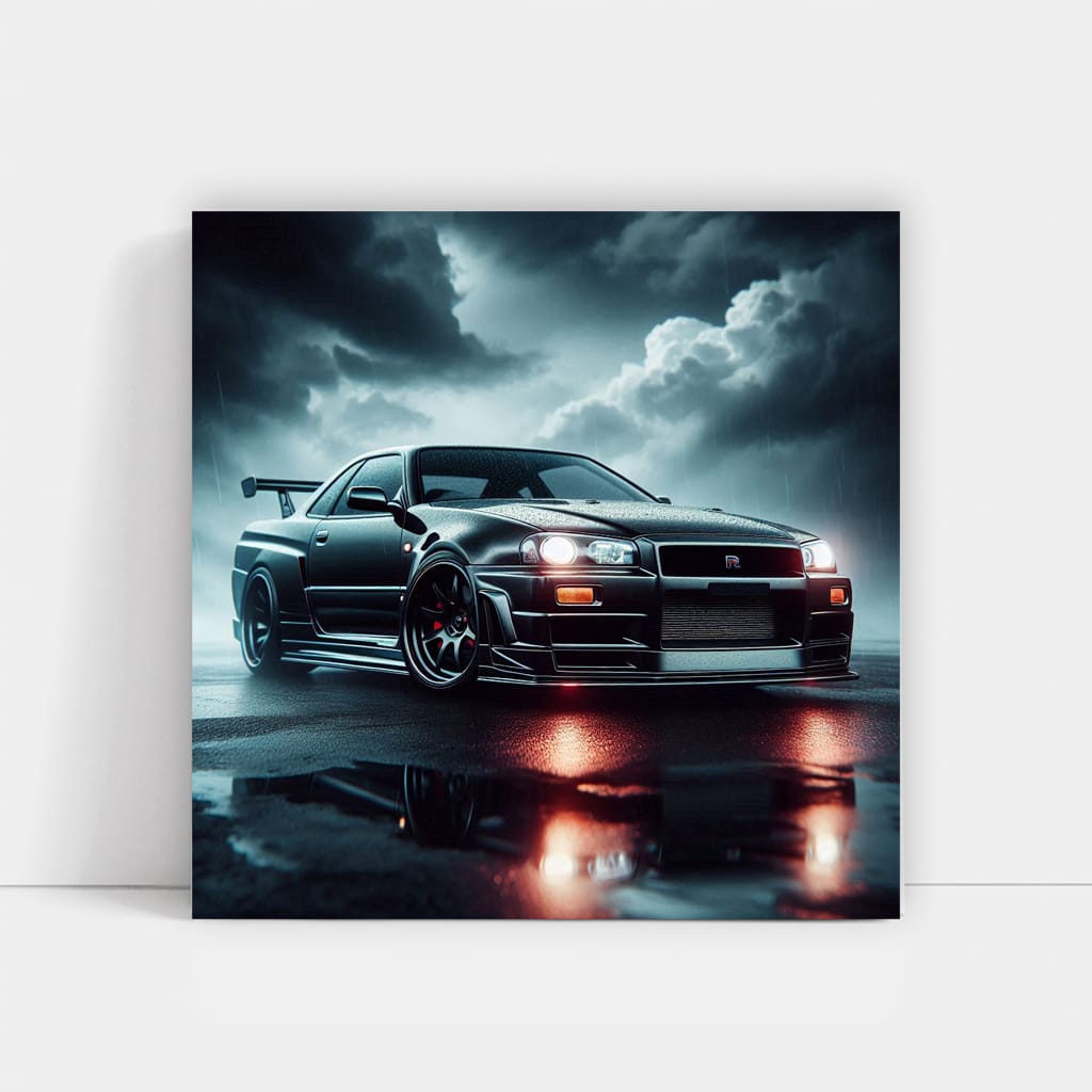 Nissan GT-R Skyline in Overcast Conditions - Power Unleashed