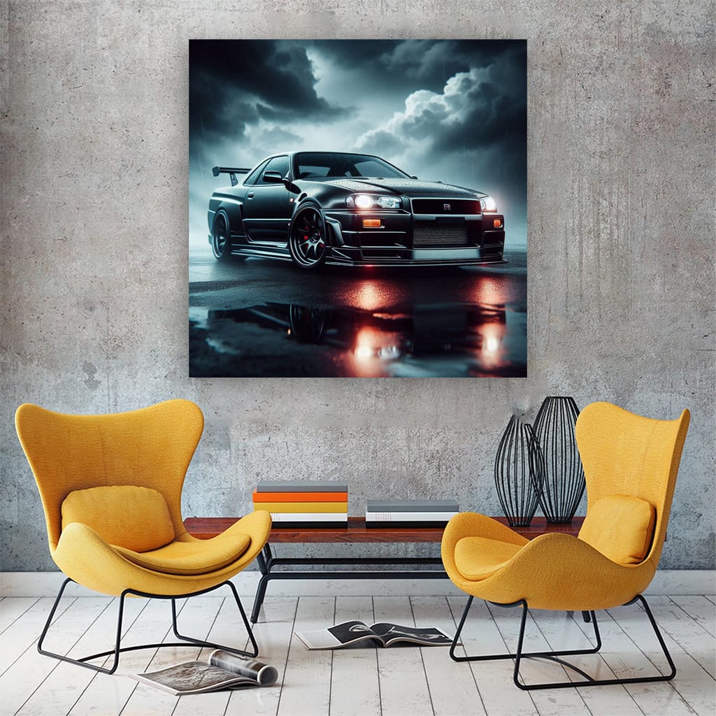 Nissan GT-R Skyline in Overcast Conditions - Power Unleashed