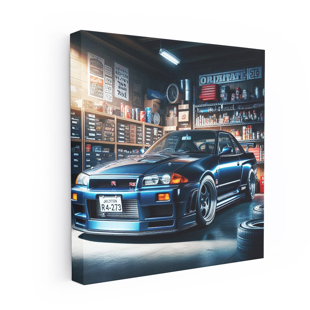 Nissan Skyline Gtr Gara Wall Art