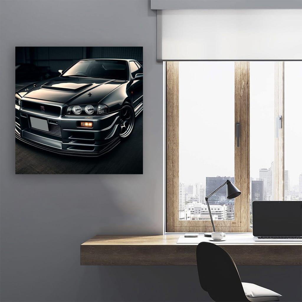 Nissan GT-R Skyline Hood - Power and Performance Icon