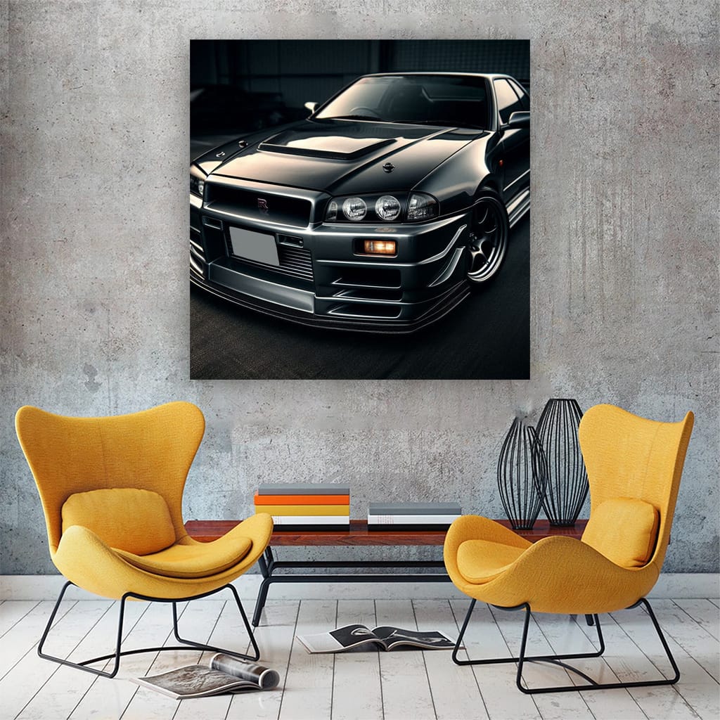 Nissan GT-R Skyline Hood - Power and Performance Icon