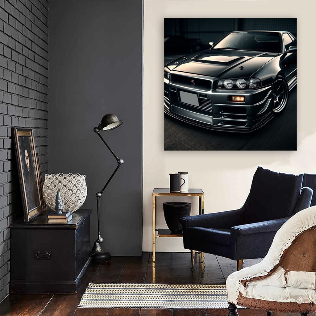 Nissan GT-R Skyline Hood - Power and Performance Icon