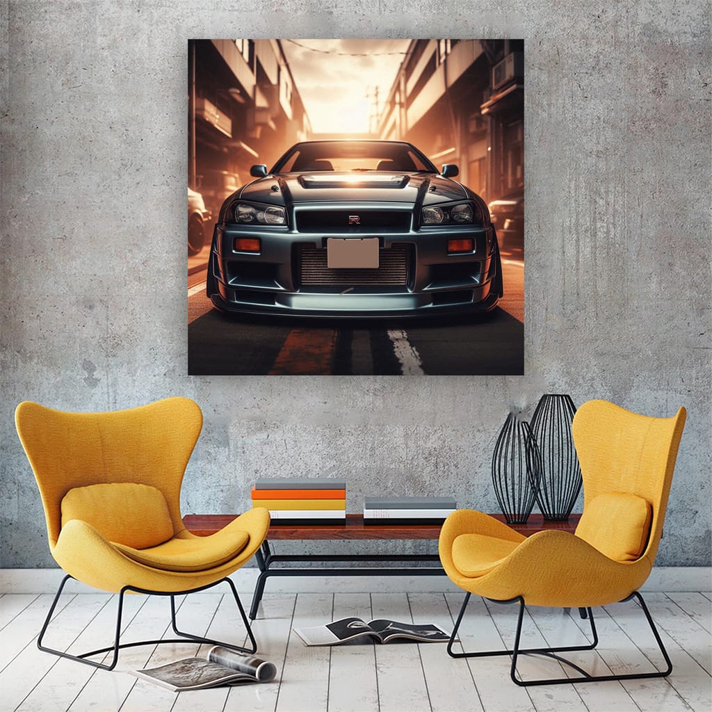 Nissan Skyline Gtr Hood Wall Art