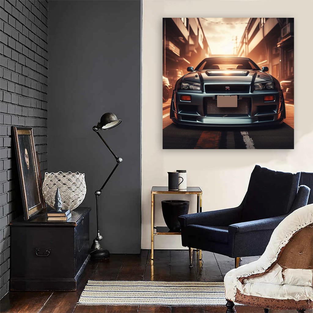 Nissan Skyline Gtr Hood Wall Art